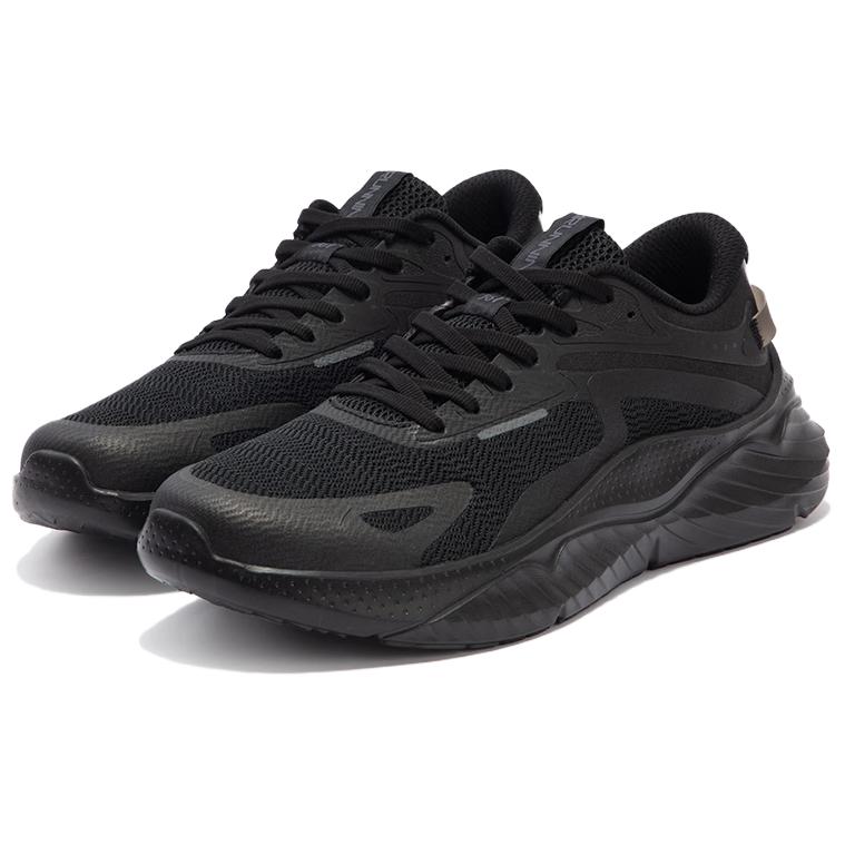 361° Cushioning Abrasion Resistant Breathable Low Top Running Shoes Men's Black