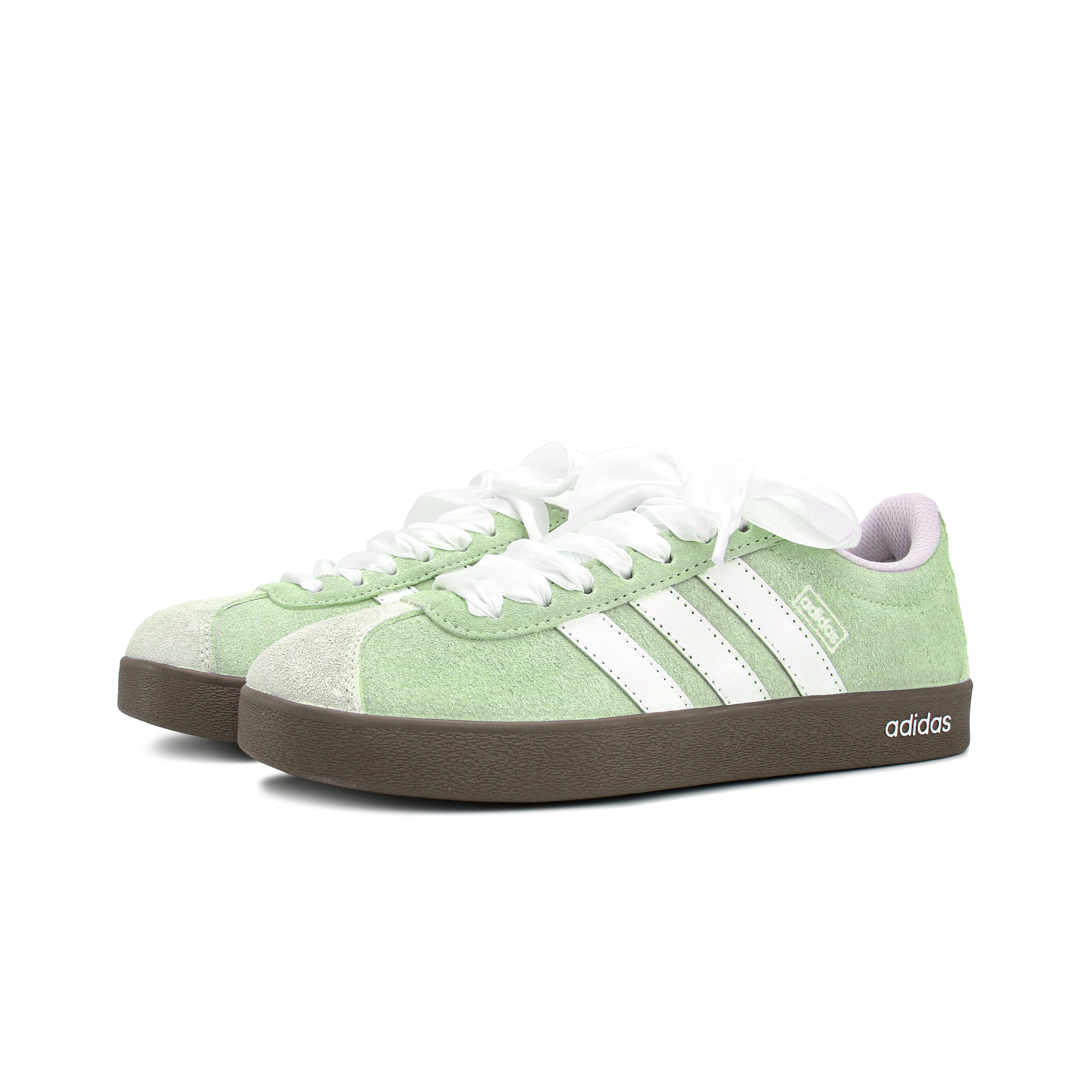 Adidas VL COURT 2.0 Slip Resistant Abrasion Resistant Low top Skateboard Shoes White Green купить в интернет-магазине Yoocart с быстрой доставкой по России.