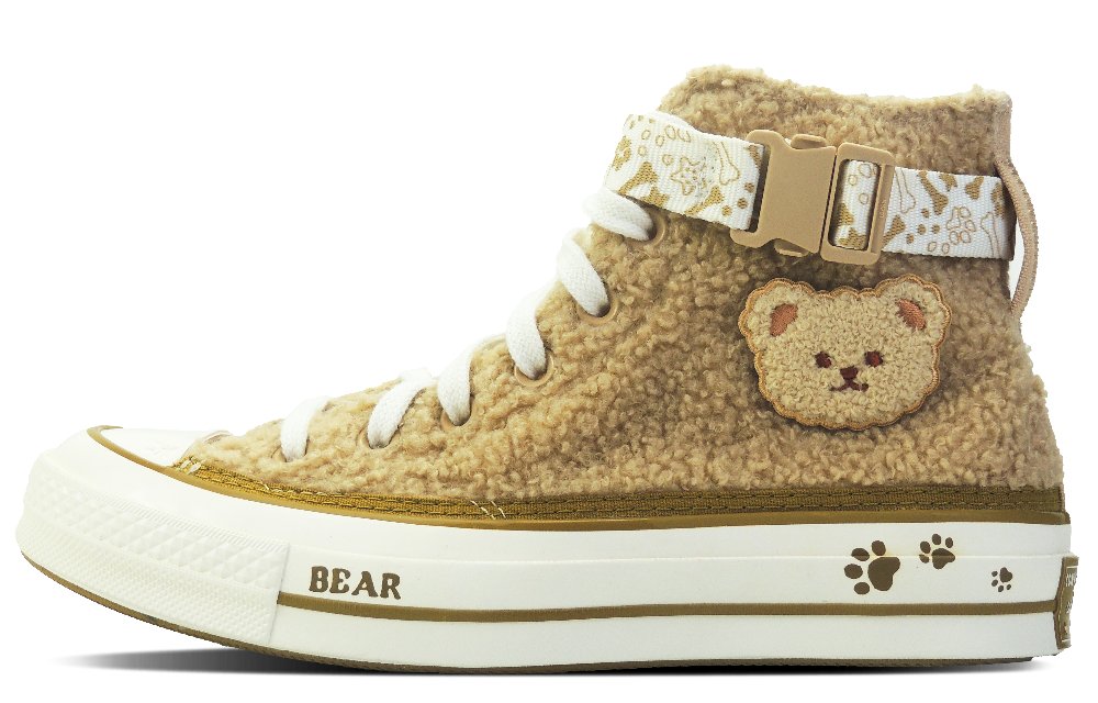 Converse 1970s Canvas Shoes Unisex High-Top Light Brown