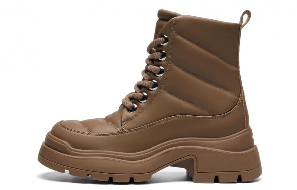 EBLAN Short Martin Boot Women's Brown