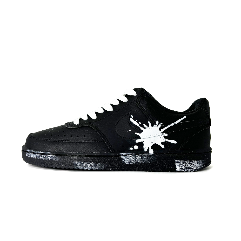 Nike Court Vision Low Skateboard Shoes Unisex Low-Top White