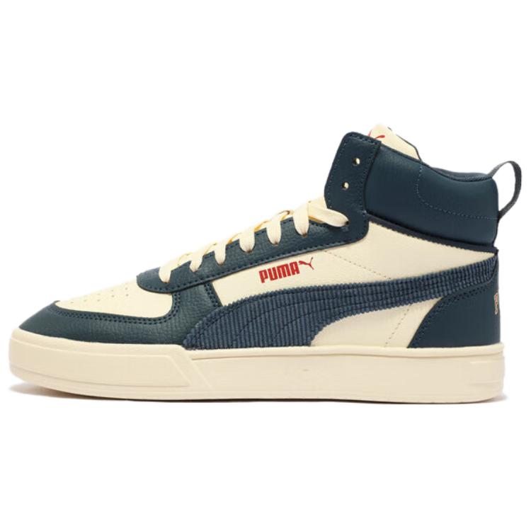 PUMA Caven Mid Top Skateboard Shoes Unisex Green White
