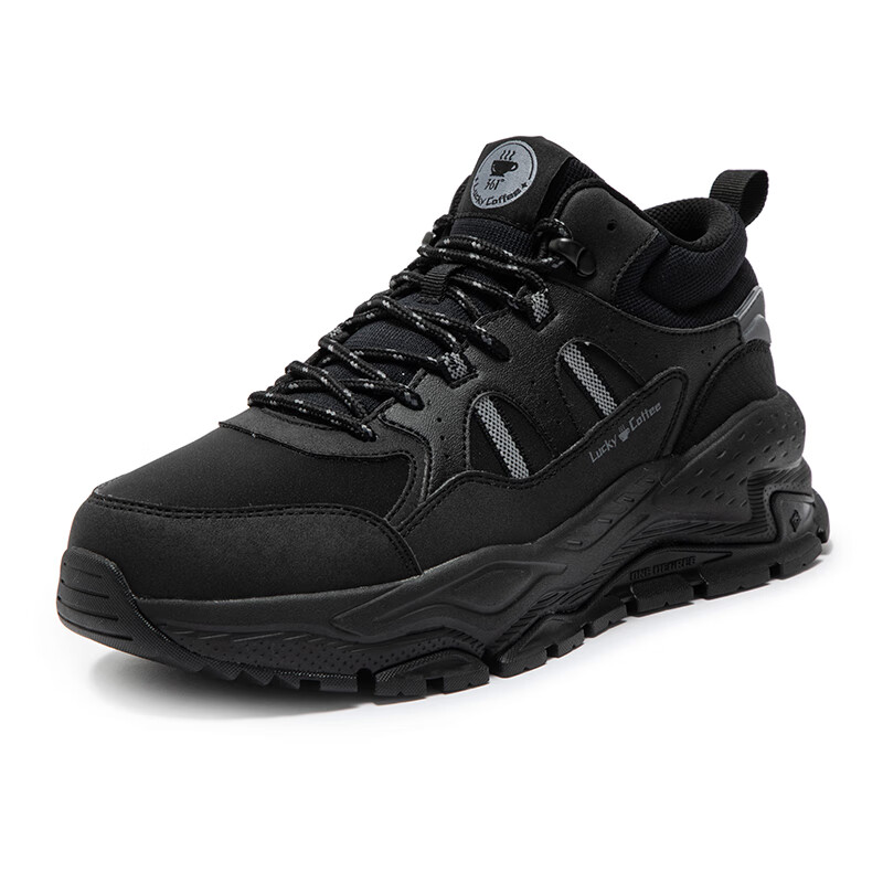 361° Wear-Resistant Slip-Resistant Mid-Top Casual Shoes Men's Obsidian Black купить в интернет-магазине Yoocart с быстрой доставкой по России.