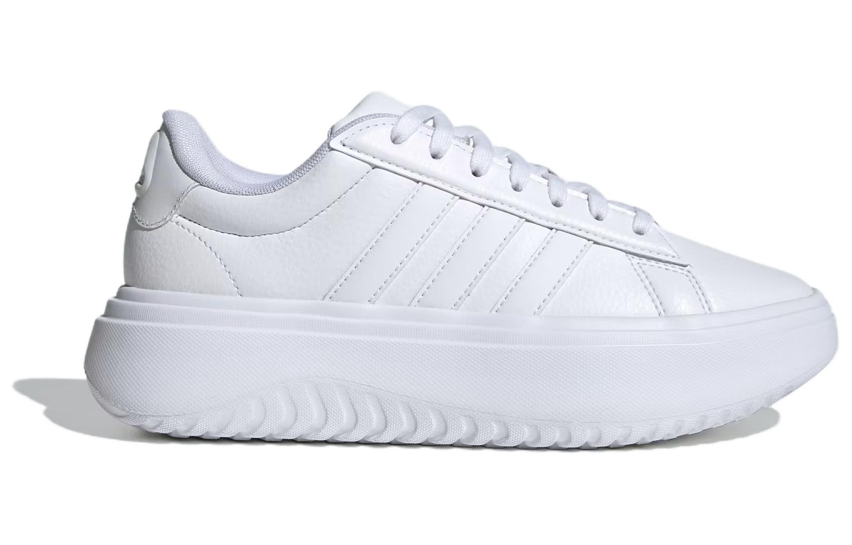 Adidas Grand Court Platform Cloud White Crystal White Women's