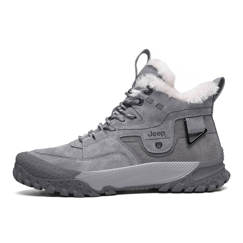 Jeep Outdoor Shoes Men's Mid top Gray