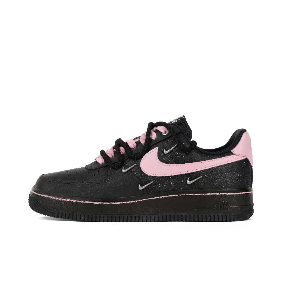 Nike Air Force 1 Skateboard Shoes Women's Low-Top Black Pink/White