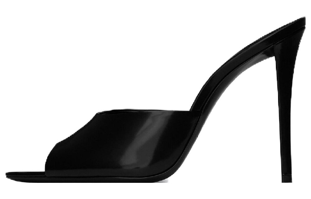 SAINT LAURENT Goldie 110mm Leather Mules