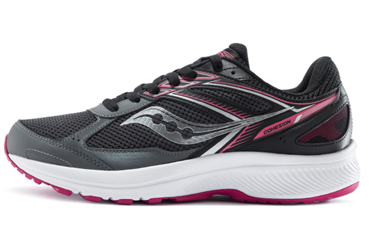 Saucony Cohesion 14 Low-Top Running Shoes Women's Charcoal Gray