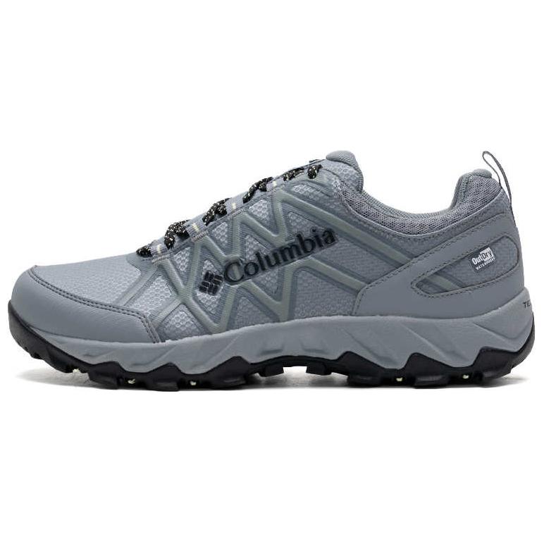 Columbia Durable Breathable Low-Top Hiking Shoes Men's Gray Blue