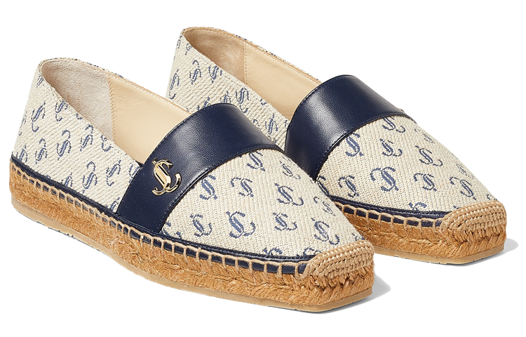 Jimmy Choo Zhou Yangjie Dru Flat Espadrilles Women's Sand Dune