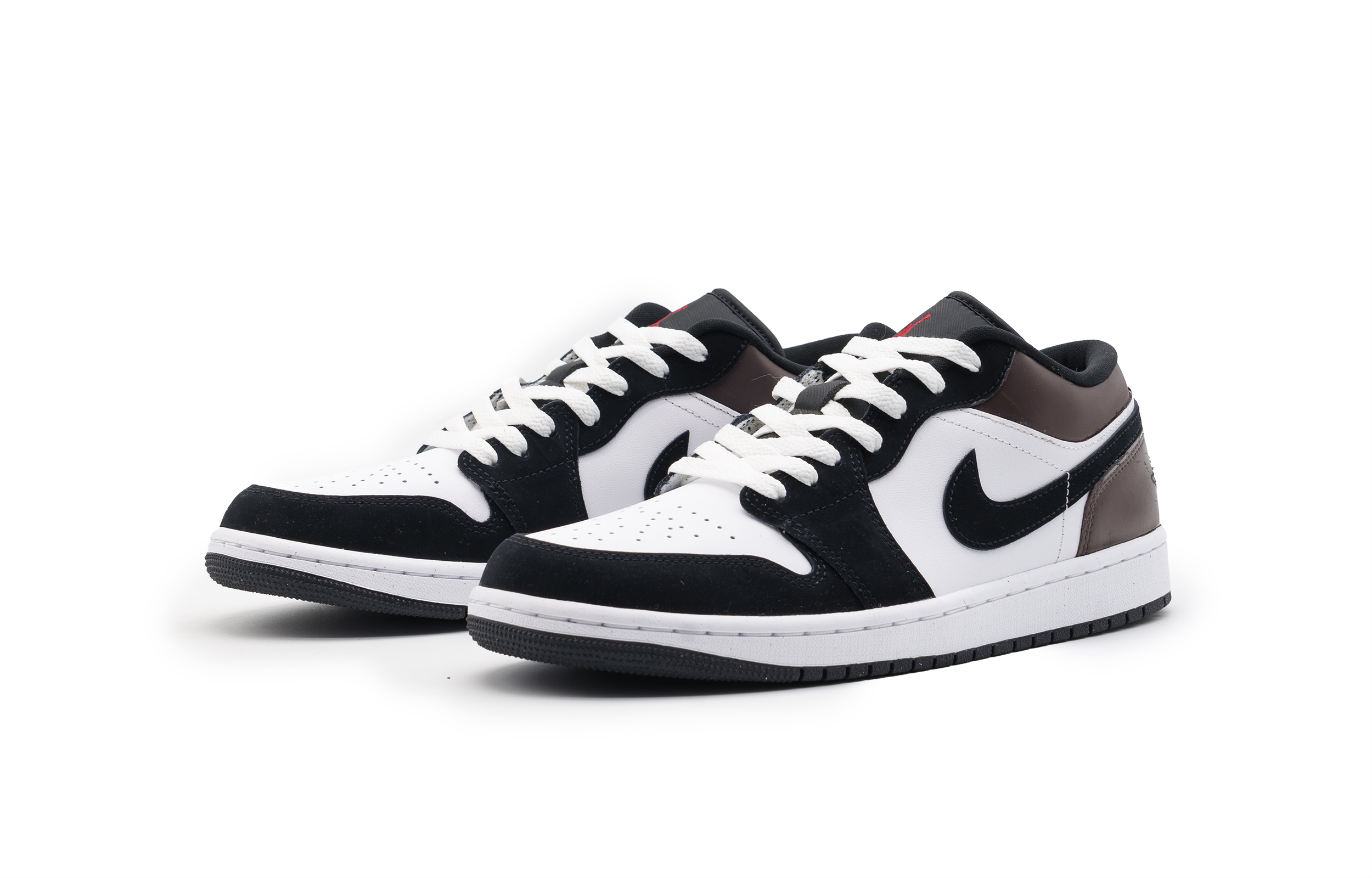 Jordan Air Jordan 1 Cushioning Wear-Resistant Low-Top Vintage Basketball Shoes Men's Black Brown купить в интернет-магазине Yoocart с быстрой доставкой по России.