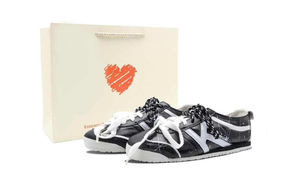 Kappa Abrasion Resistant Slip Resistant Low Top Skateboard Shoes Women's Black White