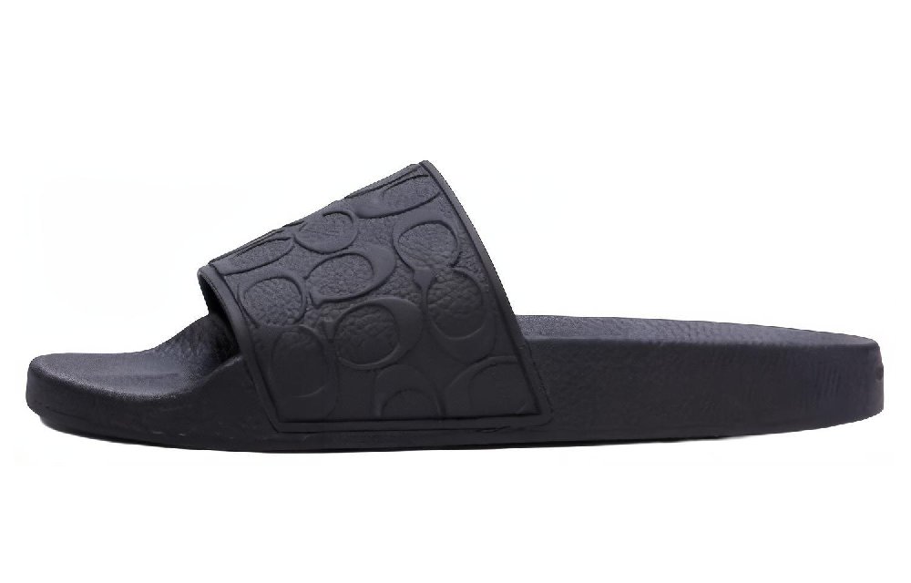 COACH Signature Slides Black