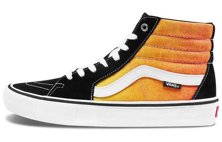 Sk8 Vans  Hi Pro 'Fade   Black Orange'