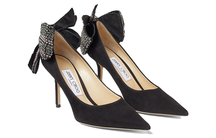 Jimmy Choo LOVE 85 Slim Heel High Heels 8.5cm Women's Black