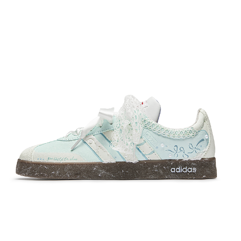 Adidas Neo VL Court Lifestyle Low Top Skateboard Shoes Unisex White Green