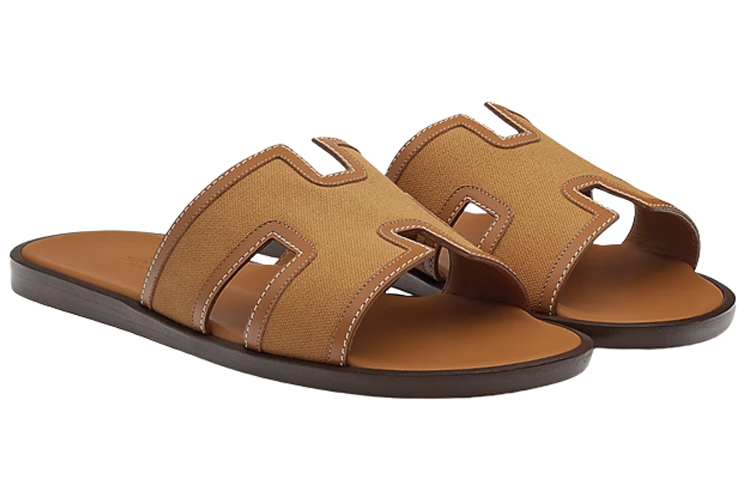HERMES Stylish Sandal Men's Brown