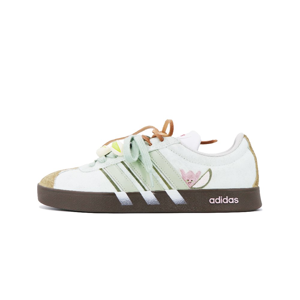 Adidas VL COURT 2.0 Cushioning, Wear Resistant Low top Skateboard Shoes Unisex Green