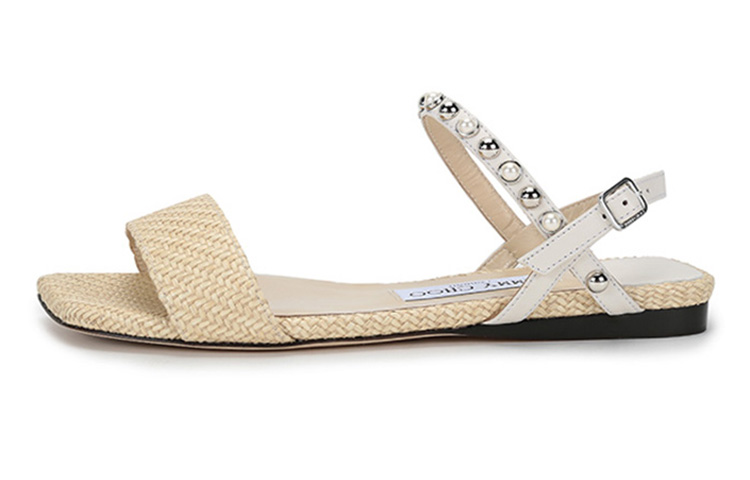 Jimmy Choo Aadra One Strap Sandals Women's Natural