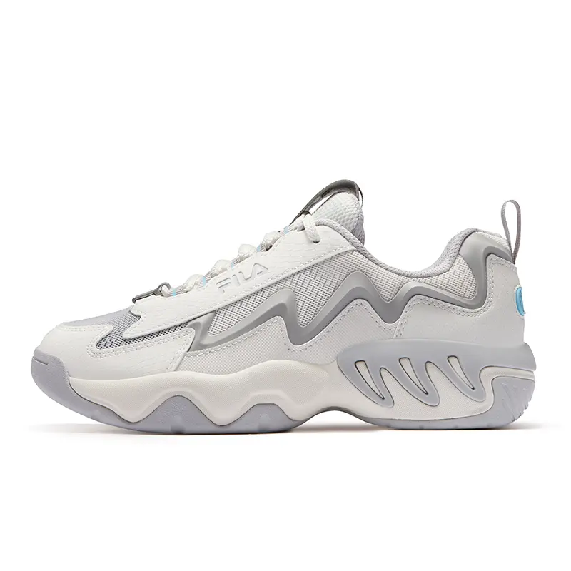 FILA FUSION SHOCK Electric Glow Shoes Basketball Shoes Women's Snow Lotus Gray