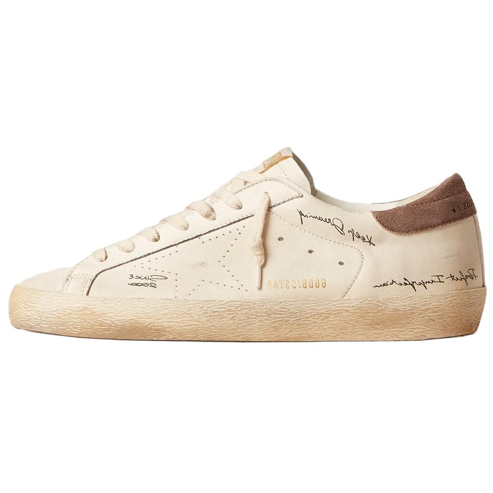 Golden Goose Super Star Low Top Skateboard Shoes Men's White