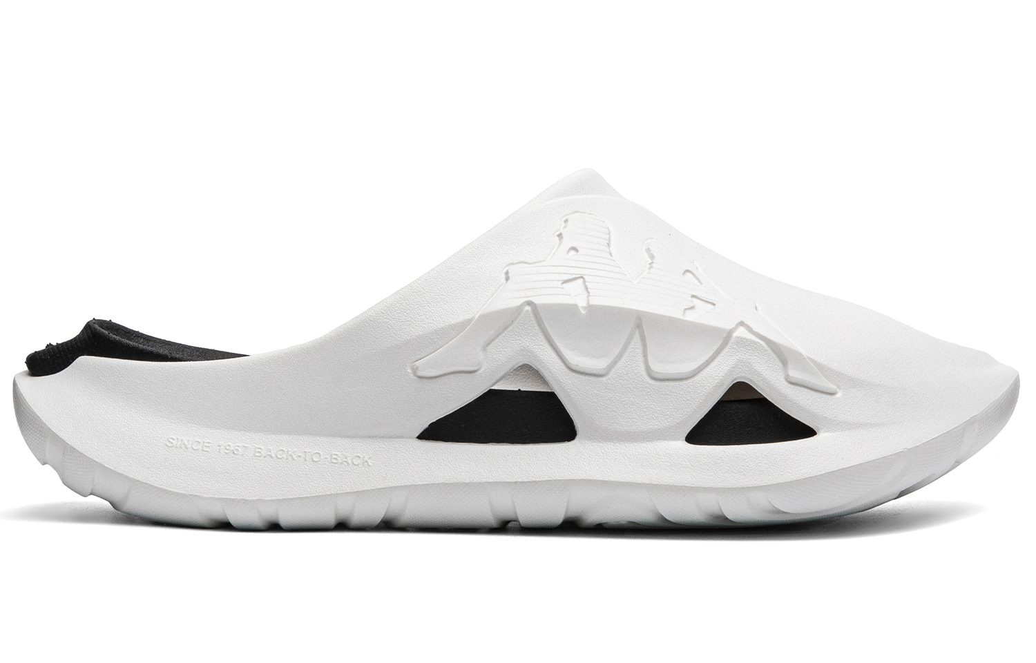 Kappa Slip Resistant Abrasion Resistant Slide Slippers Unisex Classic White