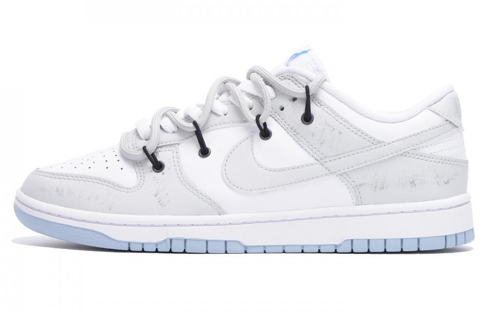 Nike Dunk Skateboard Shoes Men Low-Top White Gray