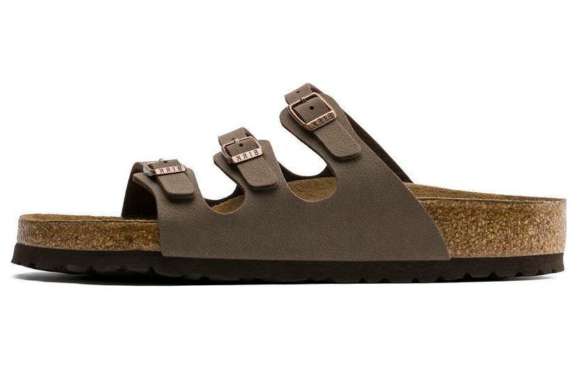 Birkenstock Florida Soft Footbed Birkibuc Mocha