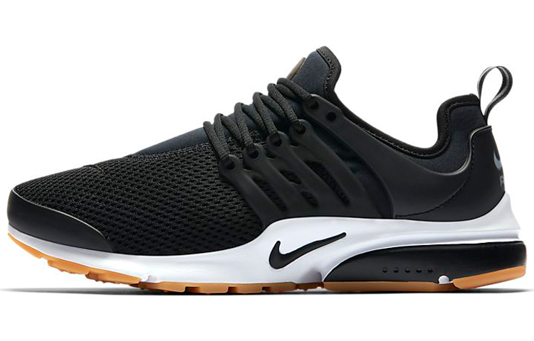 Nike Air Presto Black/Black White Gum Yellow Women's