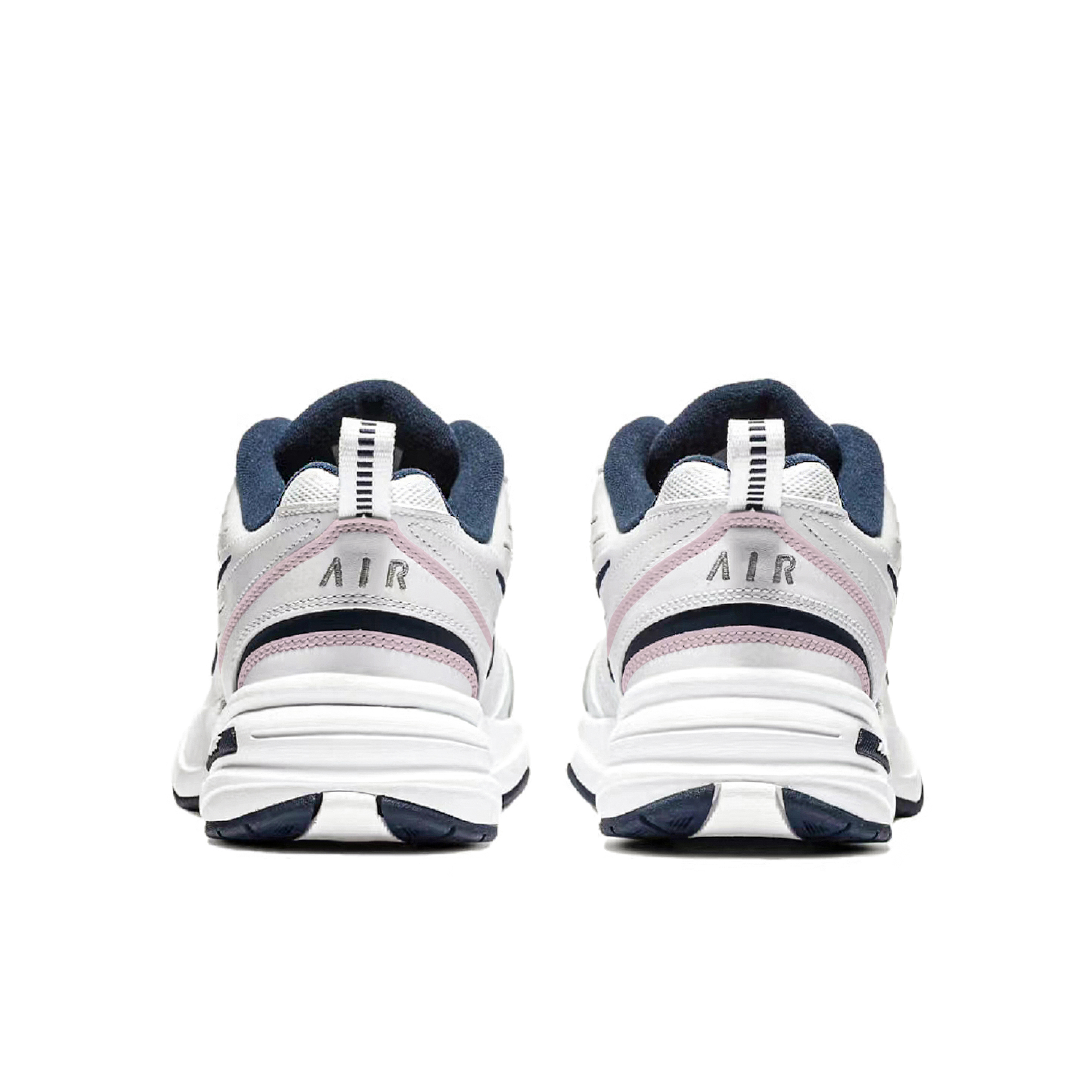 Nike Air Monarch 4 Anti Slip Wear Resistant Low Top Chunky Sneakers Unisex White Pink купить в интернет-магазине Yoocart с быстрой доставкой по России.