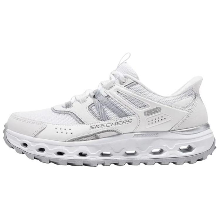 Skechers OUTDOOR Low Top Casual Shoes Women's White Gray купить в интернет-магазине Yoocart с быстрой доставкой по России.