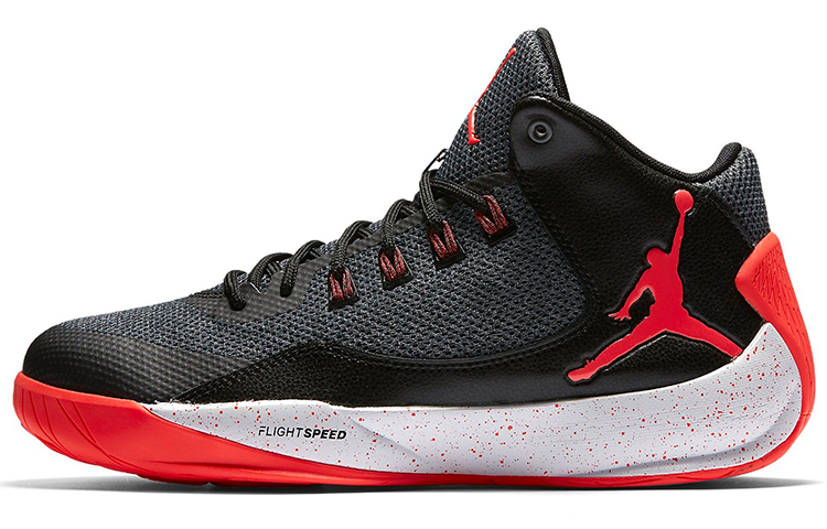 Air Jordan Rising High 2 Sneakers Black/Red/White