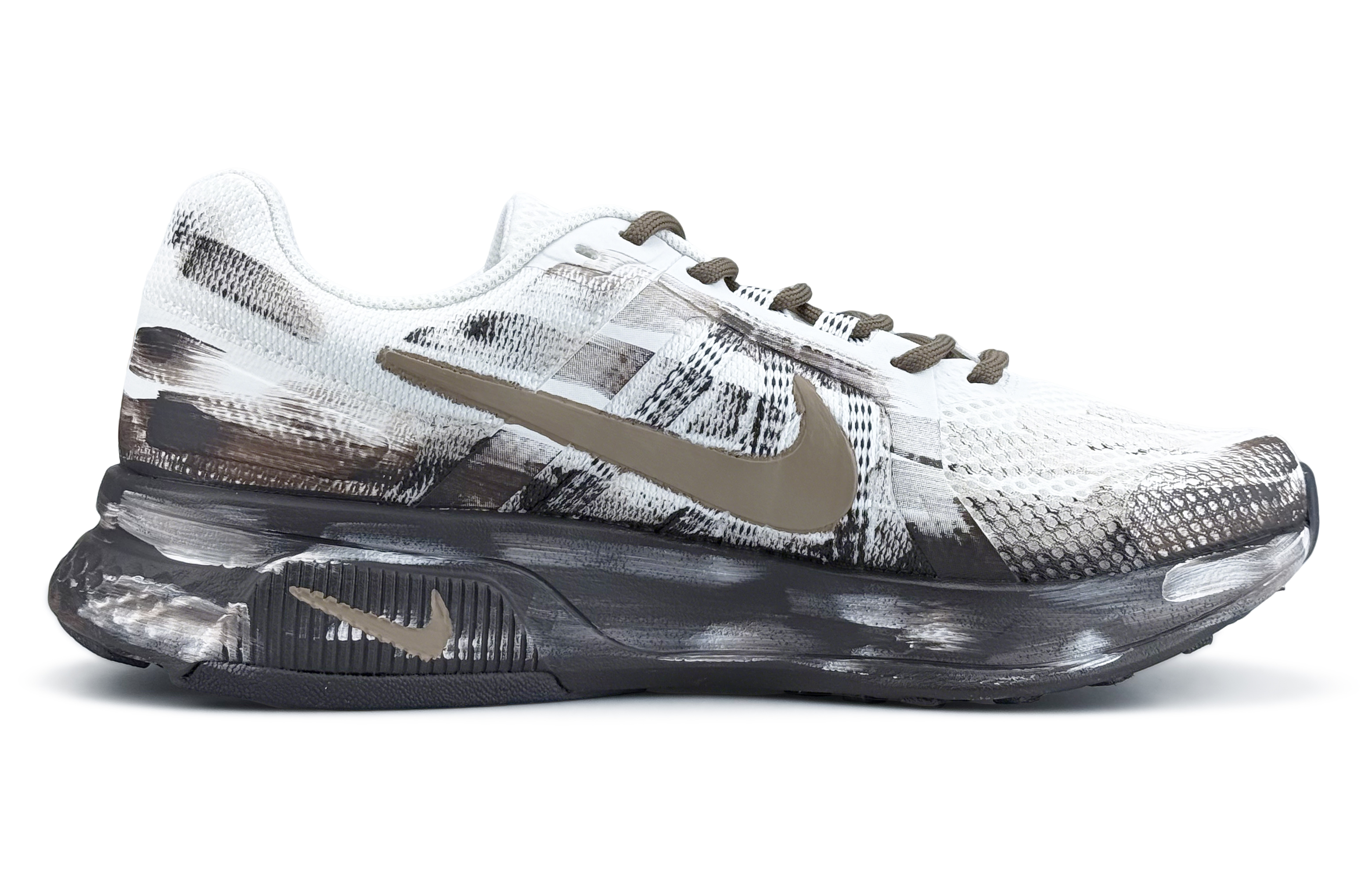 Nike Run Swift 2 Abrasion Resistant Low top Running Shoes Men's Coffee