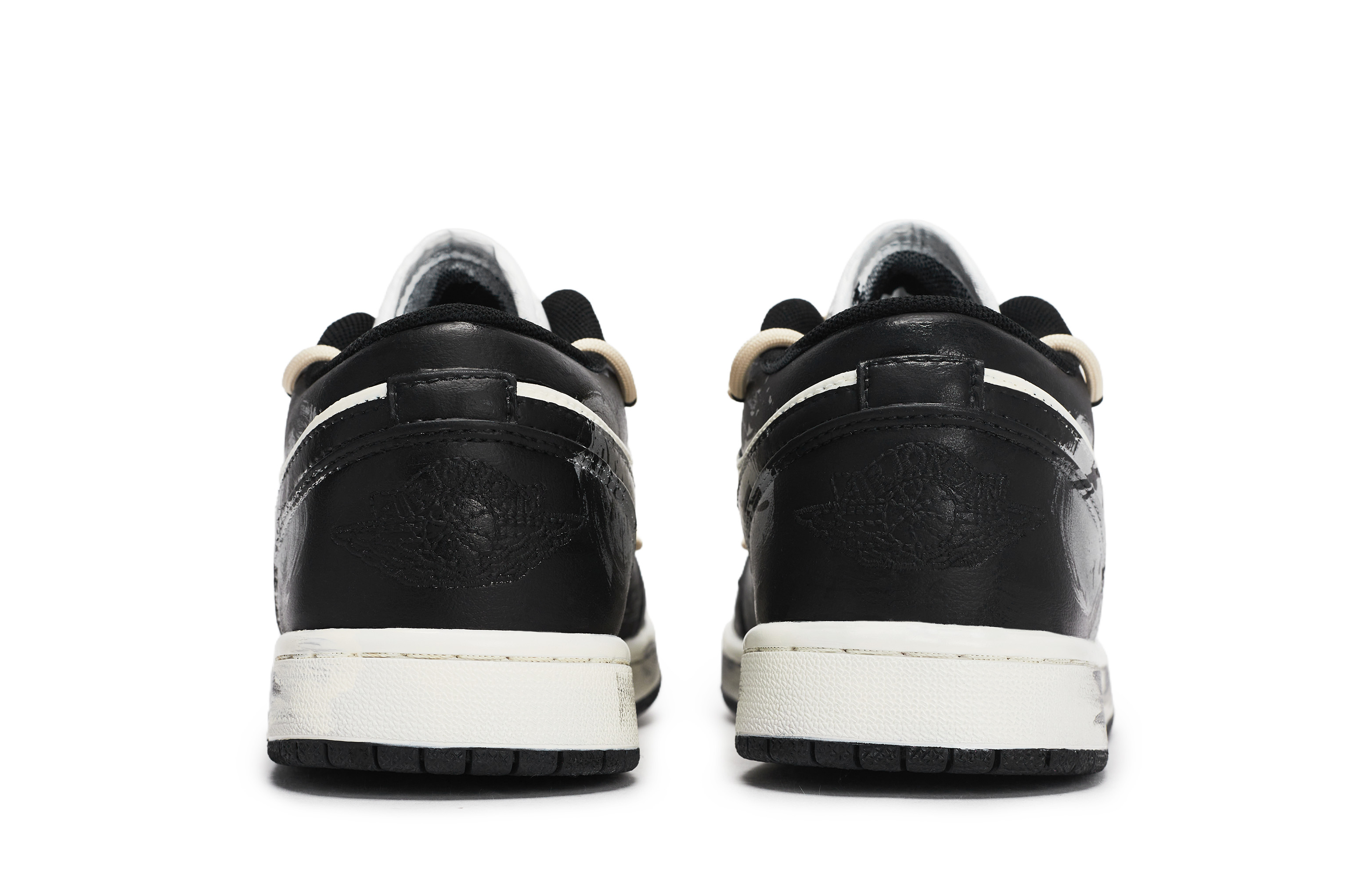 JORDAN Air Jordan 1 Vintage Basketball Shoes Unisex Low top Black/Silver/Beige Yellow купить в интернет-магазине Yoocart с быстрой доставкой по России.