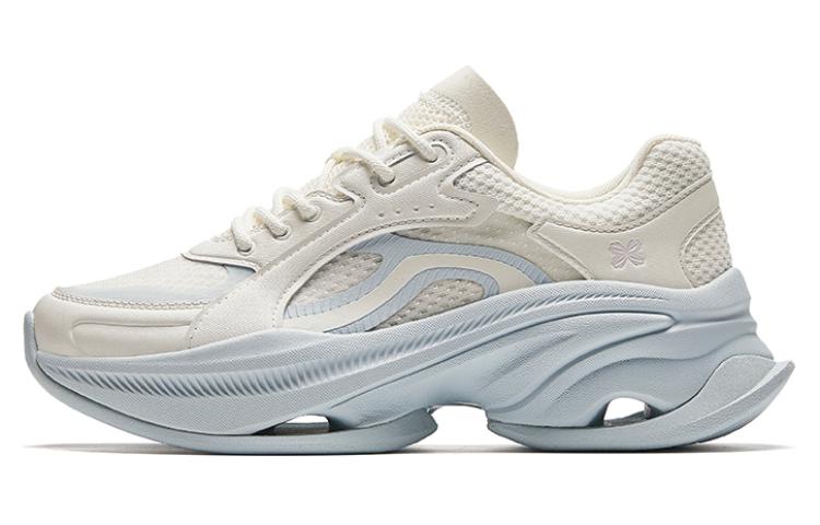 Anta Anti-Slip Wear-Resistant Low-Top Chunky Sneakers Women's White Blue