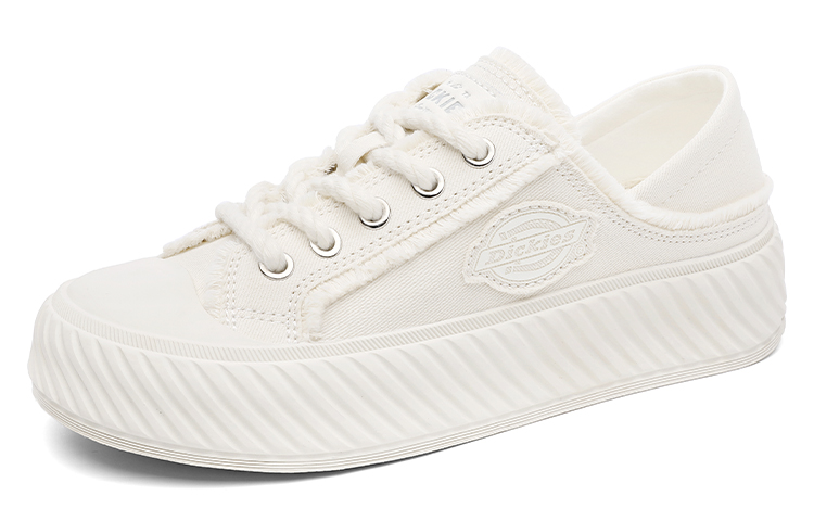 Dickies Slip Resistant, Abrasion Resistant, Breathable Low top Canvas Shoes Unisex Beige