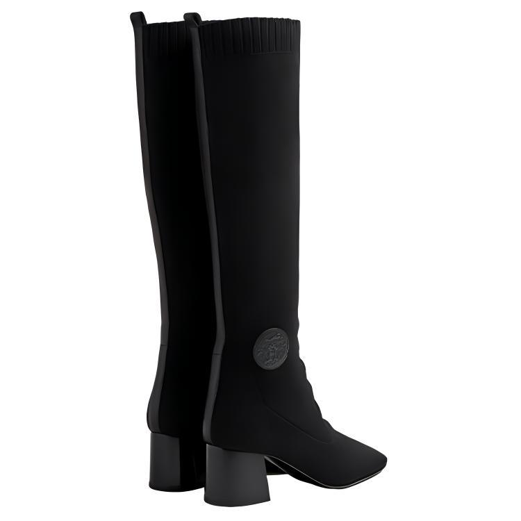 HERMES Knee-high Boots Women's Black купить в интернет-магазине Yoocart с быстрой доставкой по России.