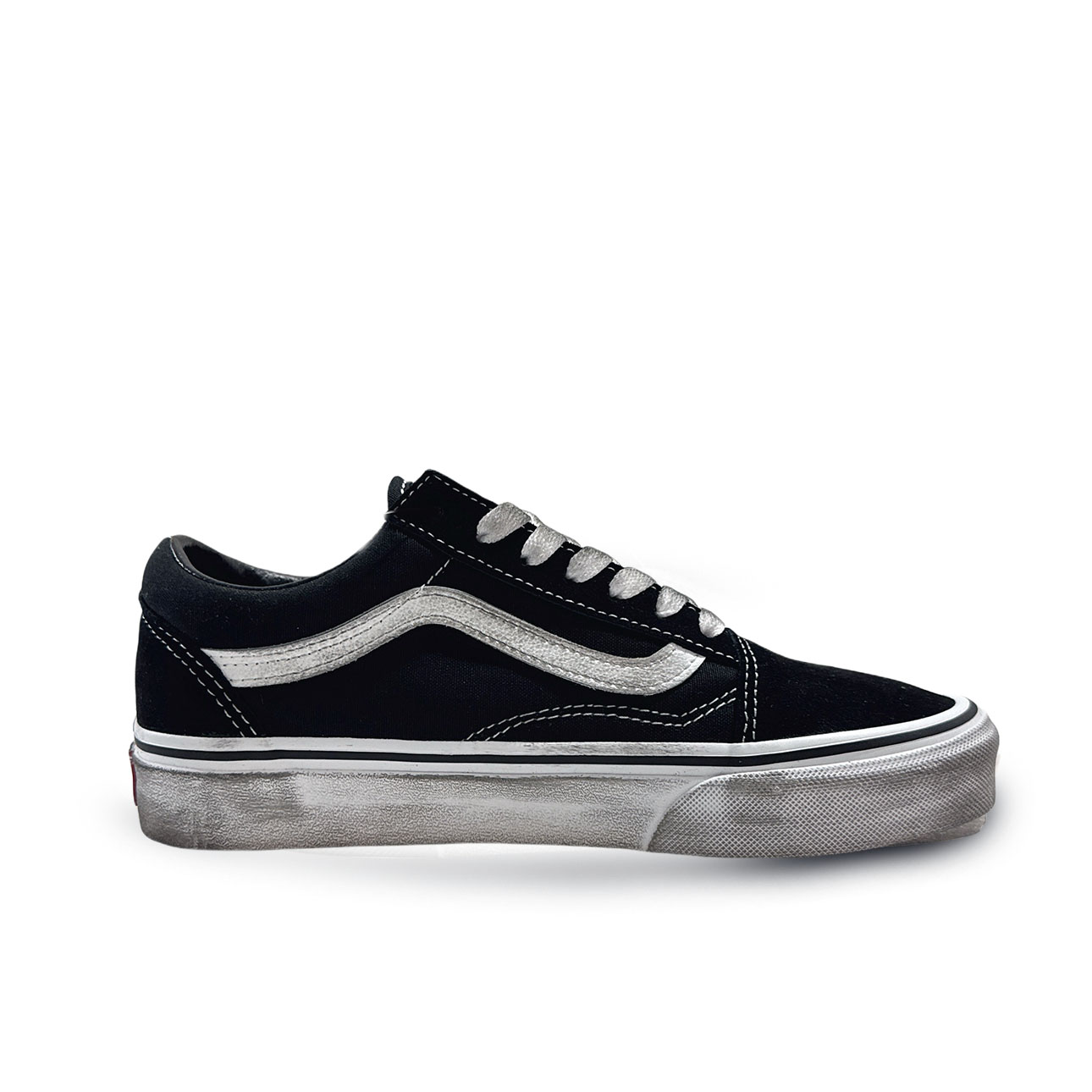 Vans Old Skool Support Low Top Skateboard Shoes Unisex White
