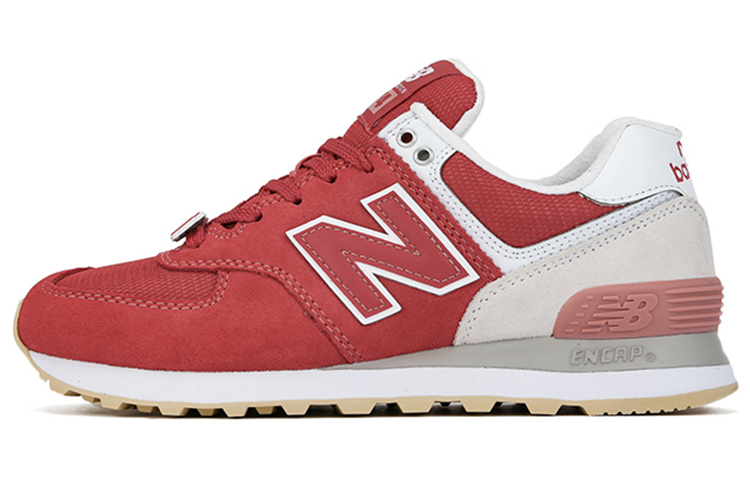 New Balance 574 Red/White Women's