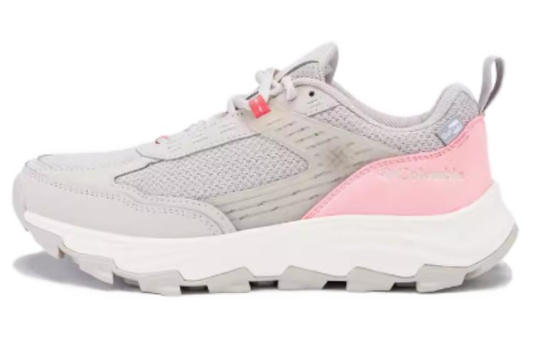 Columbia Cushioning Wear-Resistant Low-Top Trekking Shoes Women's Gray Pink