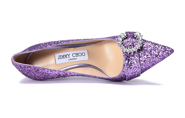 Jimmy Choo High Heels 8.5cm Women's Purple