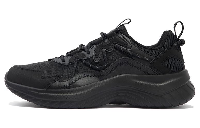 361° Cushioning Breathable Lightweight Rebound Low-Top Running Shoes Men's Black