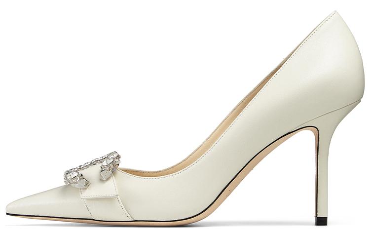Jimmy Choo Saresa 85 High Heels Women's White