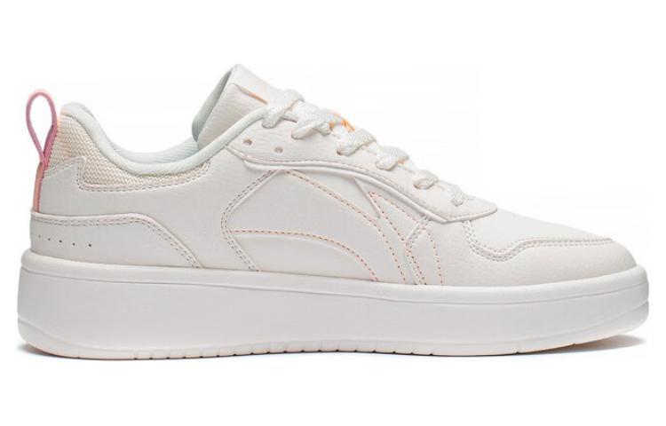 LiNing Spike Years Anti Slip Wear Resistant Breathable Height Increasing Low Top Skateboard Shoes Women's Mist White