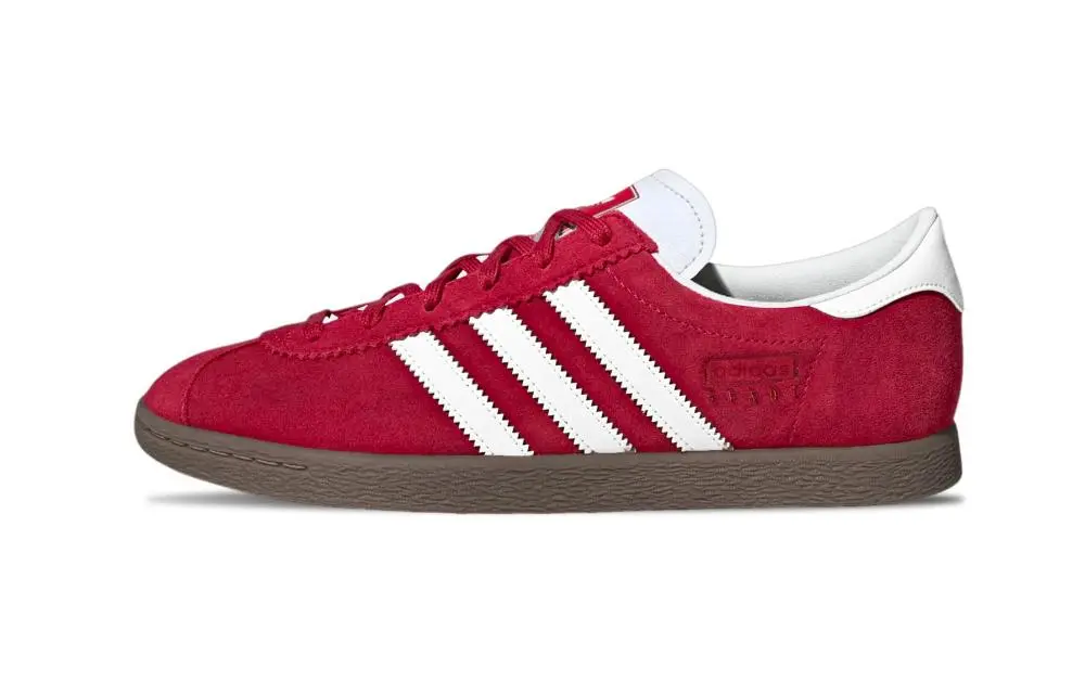 Adidas Originals Stadt Flaming Victory Abrasion Resistant Low top Skateboard Shoes Unisex Red White