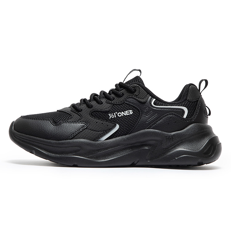 361° Croissant 2 Anti Slip Wear Resistant Low Top Casual Shoes Women's Black Gray