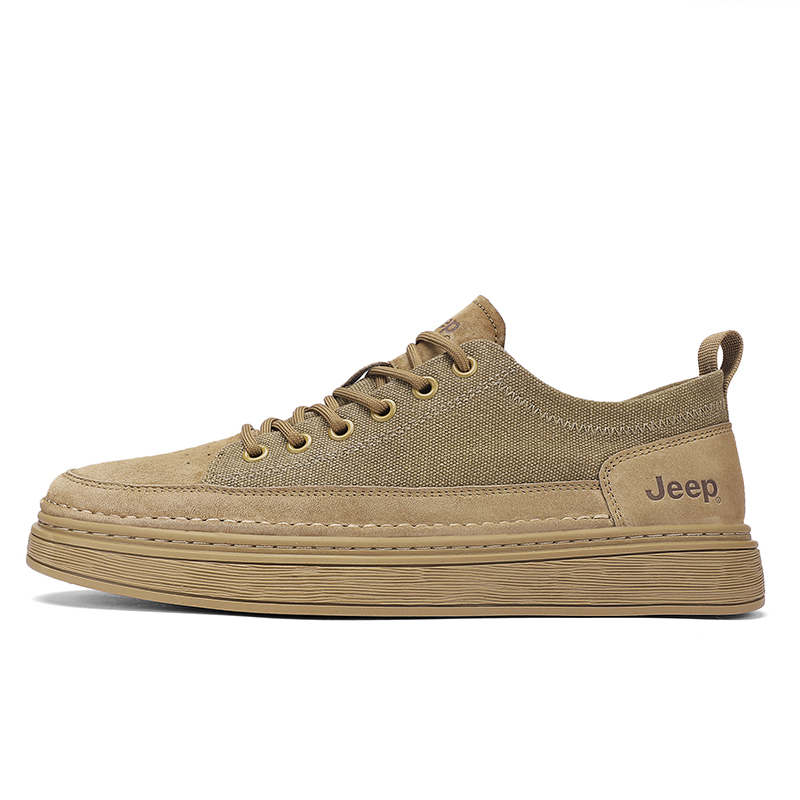 Jeep Skateboard Shoes Men's Khaki