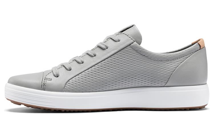 Ecco Soft Cool Skateboard Shoes Men Low-Top Dove Gray
