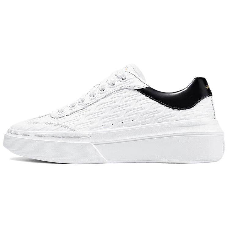 Skechers Court Classics Abrasion Resistant Breathable Support Low Top Skateboard Shoes Women's White Black