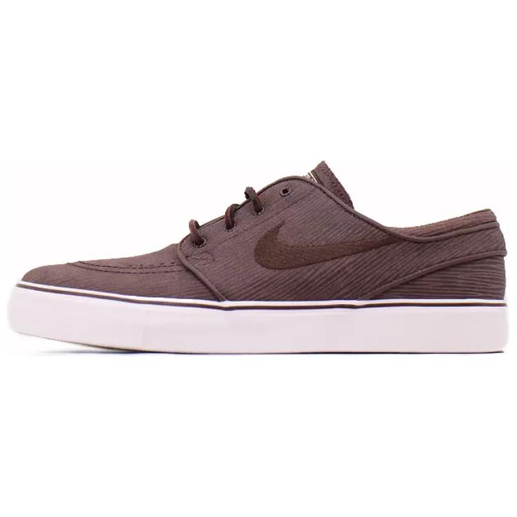 Nike SB Zoom Stefan Janoski Anti Slip Wear Resistant Low Top Skateboard Shoes Men's Brown